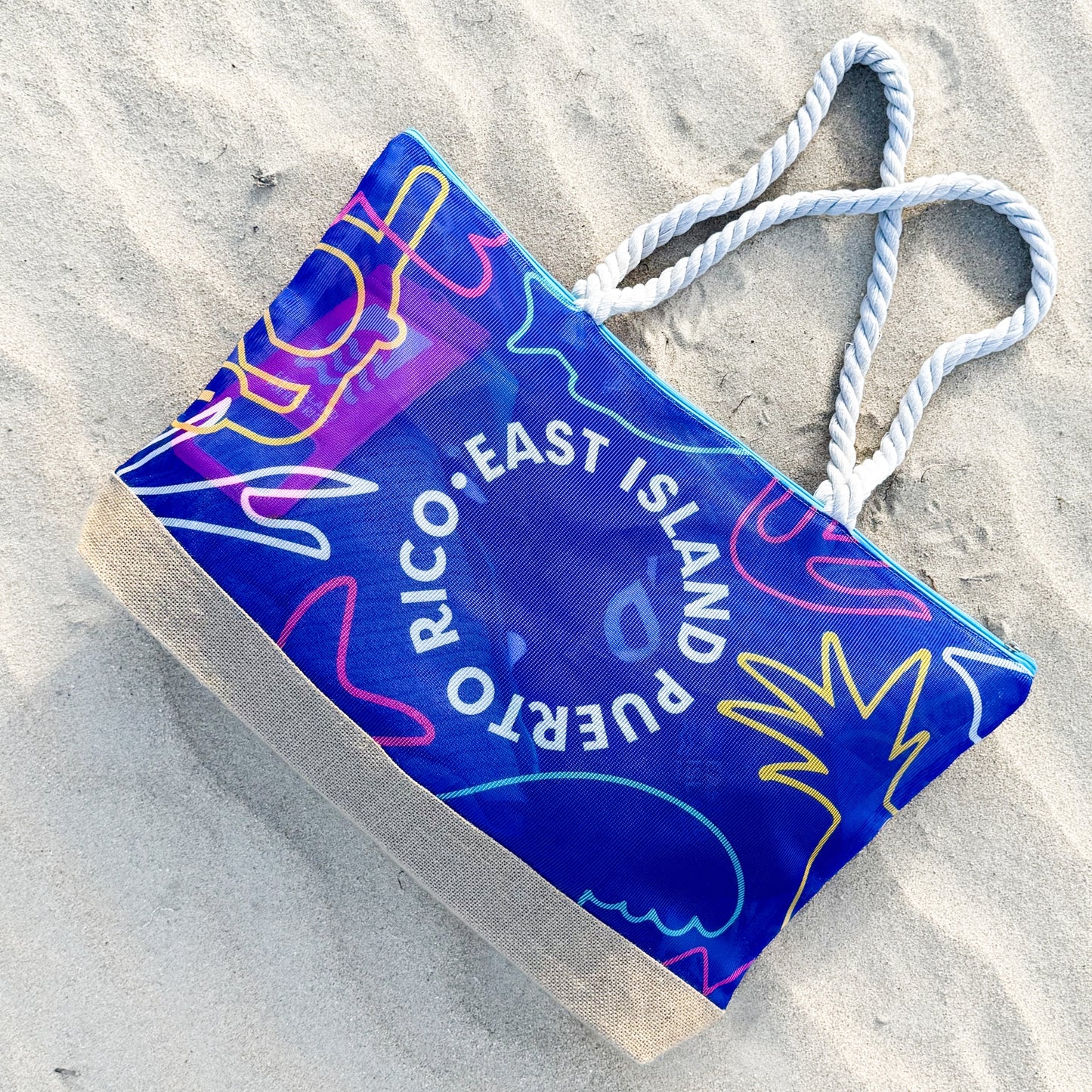 Mesh Beach Tote Bag